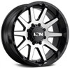 20x9 ION Alloy 143 Gloss Black w/ Machined Face 6x135 0mm