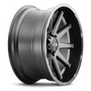 17x9 ION Alloy 143 Matte Black  8x170 18mm