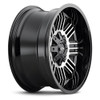 17x9 ION Alloy 144 Satin Black w/ Machined Face 8x170 -12mm