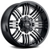 20x10 ION Alloy 144 Satin Black w/ Machined Face 8x180 -19mm