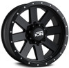 20x10 ION Alloy 134 Matte Black 5x150 -19mm