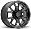 18x9 Mamba Off-Road M19 Matte Black w/ Drilled Holes 5x5/127 -6mm