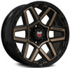 20x9 Mamba Off-Road M23 Matte Black w/ Bronze Face 6x5.5/139.7 -12mm