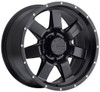 17x9 Mamba Off-Road M14 Matte Black w/ Drilled Holes 5x5/127 -12mm