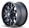 17x9 Mayhem Warrior 8015MB Matte Black  8x180 18mm