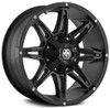 20x9 Mayhem Rampage 8090MB Matte Black  8x180 0mm