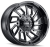 20x9 Mayhem Flywheel 8111BM Gloss Black w/ Milled Spokes 8x6.5/165 18mm