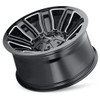 20x9 Mayhem Decoy 8108BM Gloss Black w/ Milled Spokes 8x6.5/165 8x170 18mm