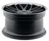 20x11 Blaque Diamond BD-27 Satin Black w/ Black Chrome Stainless Steel Lip (CUSTOM)