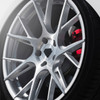 19x10 Blaque Diamond BD-F18 Brushed Silver (Flow Forged) (CUSTOM)