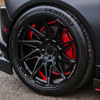 20x11 Blaque Diamond BD-F20 Gloss Black (Super Deep Concave) (Flow Forged) (True Directional) (Left) (CUSTOM)