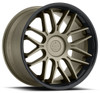 20x11 Blaque Diamond BD-27 Matte Bronze w/ Gloss Black Lip (CUSTOM)