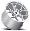 20x9 Blaque Diamond BD-F25 Brushed Silver (Flow Forged) (CUSTOM)