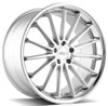 20x10.5 AZAD AZ24 Brushed Face w/ Chrome SS Lip  5x120 42mm