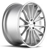 22x10.5 AZAD AZ24 Brushed Face w/ Chrome SS Lip  5x4.5/114.3 40mm