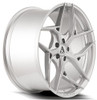 22x9 AZAD AZFF01 Brushed Silver (Flow Form) 5x112 35mm