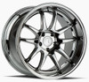 18x9.5 Aodhan DS02 Vacuum Chrome 5x4.5/114.3 15mm