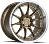 18x9.5 Aodhan DS07 Bronze w/ Machined Lip 5x4.5/114.3 15mm
