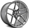 22x10.5 Brixton Forged RF7 Gloss Brushed Titanium (Radial Forged) (Range Rover only) (Concave) 5x120 35mm
