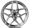 19x8.5 Brixton Forged RF7 Satin Sterling Silver (Radial Forged) 5x112 45mm