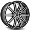 18x8 DRW D13 Gloss Black Machined Face 5x100 5x4.5/114.3 40mm