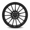 17x7 DRW D15 Gloss Black 4x4.25/108 4x4.5/114.3 40mm