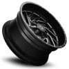 20x10 Force Off-Road F16 Gloss Black Milled 5x5/127 5x5.5/139.7 -12mm