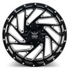 20x10 Force Off-Road F16 Gloss Black Milled 5x5/127 5x5.5/139.7 -12mm
