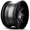 20x12 Force Off-Road F32 Gloss Black Milled (* May Require Trimming) 5x5.5/139.7 -44mm