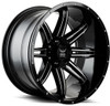 20x12 Force Off-Road F32 Gloss Black Milled (* May Require Trimming) 6x135 -44mm
