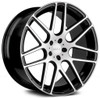 22x9 Element EL006 Gloss Black w/ Machined Face 5x112 35mm