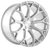 20x9 Element EL99 Brushed Silver 5x120 35mm