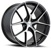 20x9 Element EL44 Gloss Black Machined Face 5x4.5/114.3 35mm