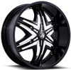 24x10 Diablo Elite Black w/ Chrome Inserts (CUSTOM 2-3 weeks)-1699810283