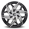 24x10 Diablo Hurricane Gloss Black Machined Face (CUSTOM)