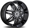 22x9.5 Diablo Morpheus Black w/ Chrome Accent (5 in. Lip) (CUSTOM 2-3 weeks)-1699811889