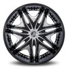 22x9.5 Diablo Morpheus Black w/ Chrome Accent (5 in. Lip) (CUSTOM 2-3 weeks)-1699811889