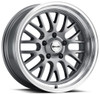 20x10 Ridler 607 Grey w/ Machined Lip 5x4.5/114.3 0mm