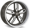 18x8 Ridler 608 Grey w/ Milled Spokes 5x4.75/120.7 0mm