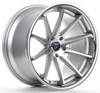 20x10 Rohana RC10 Silver Machined w/ Chrome Stainless Steel Lip 5x112 22mm