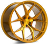 (Special Pricing) 20x11 Rohana RFX5 Gloss Gold (Cross Forged) (Deep Concave) 5x120 28mm
