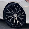 20x10.5 Lexani Aries Gloss Black Machined  (CUSTOM)