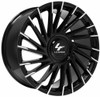 24x10 Lexani Wraith XL Gloss Black Machined Tip 6x5.5/139.7 22mm