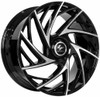 26x10 Lexani Mugello XL Gloss Black Machined (CUSTOM)