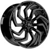 24x10 Lexani Shadow Gloss Black (CUSTOM)