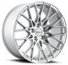 17x7.5 Versus VS442 Silver w/ Machined Face 5x4.5/114.3 38mm