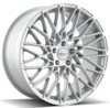 20x8.5 Versus VS001 Silver w/ Machined Face 5x4.5/114.3 35mm