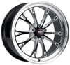 20x5 Weld Performance Belmont Drag S157 Gloss Black Milled Machined (Rotary Formed) 5x120 -23mm