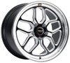 18x5 Weld Performance Laguna Drag S152 Gloss Black Milled Machined (Rotary Formed) 5x4.75/120.7 -10mm
