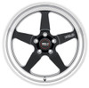 20x10.5 Weld Performance Ventura Drag S155 Gloss Black Milled Machined (Rotary Formed) 5x5/127 38mm